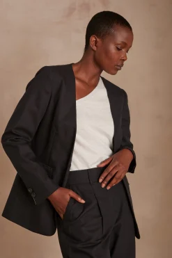 Maison 123 Blazers|Vestes Noires>Blazer SALLY NOIR