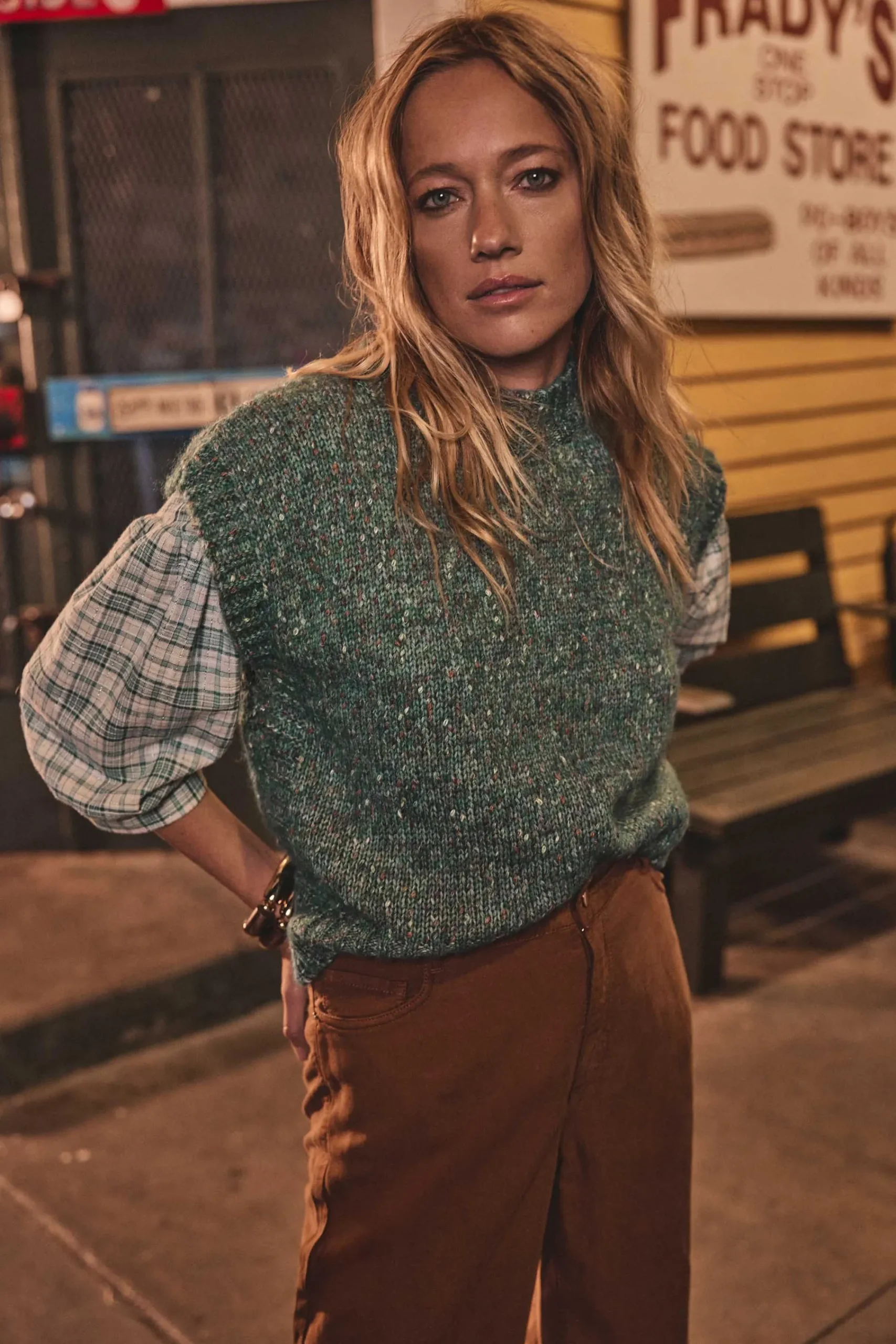 Maison 123 Blouses Et Chemises Imprimées|Blouses Et Chemises En Coton>Blouse à carreaux BELLE TURQUOISE