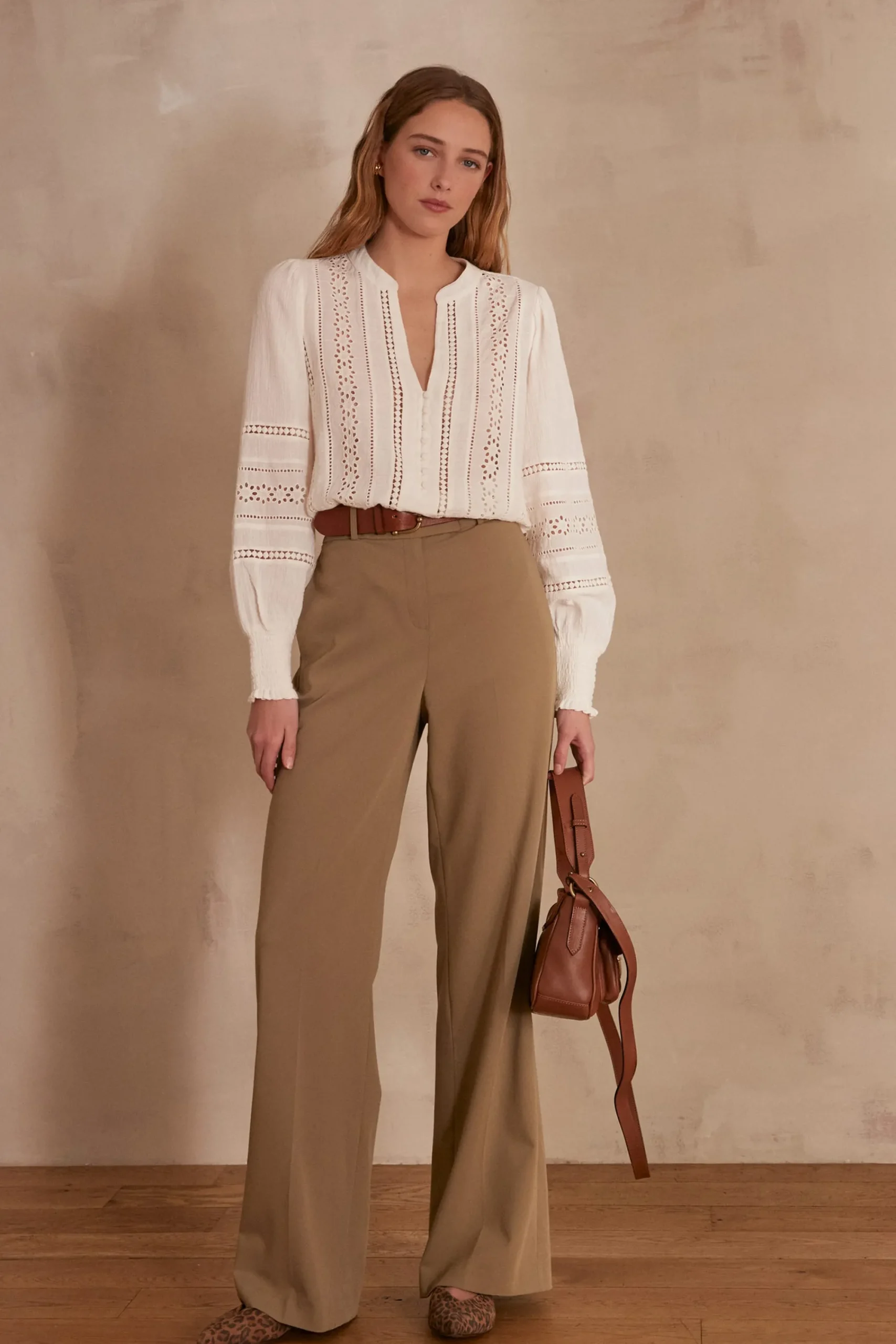 Maison 123 Blouses Et Chemises Blanches|Blouses Et Chemises En Coton>Blouse BAILA ECRU