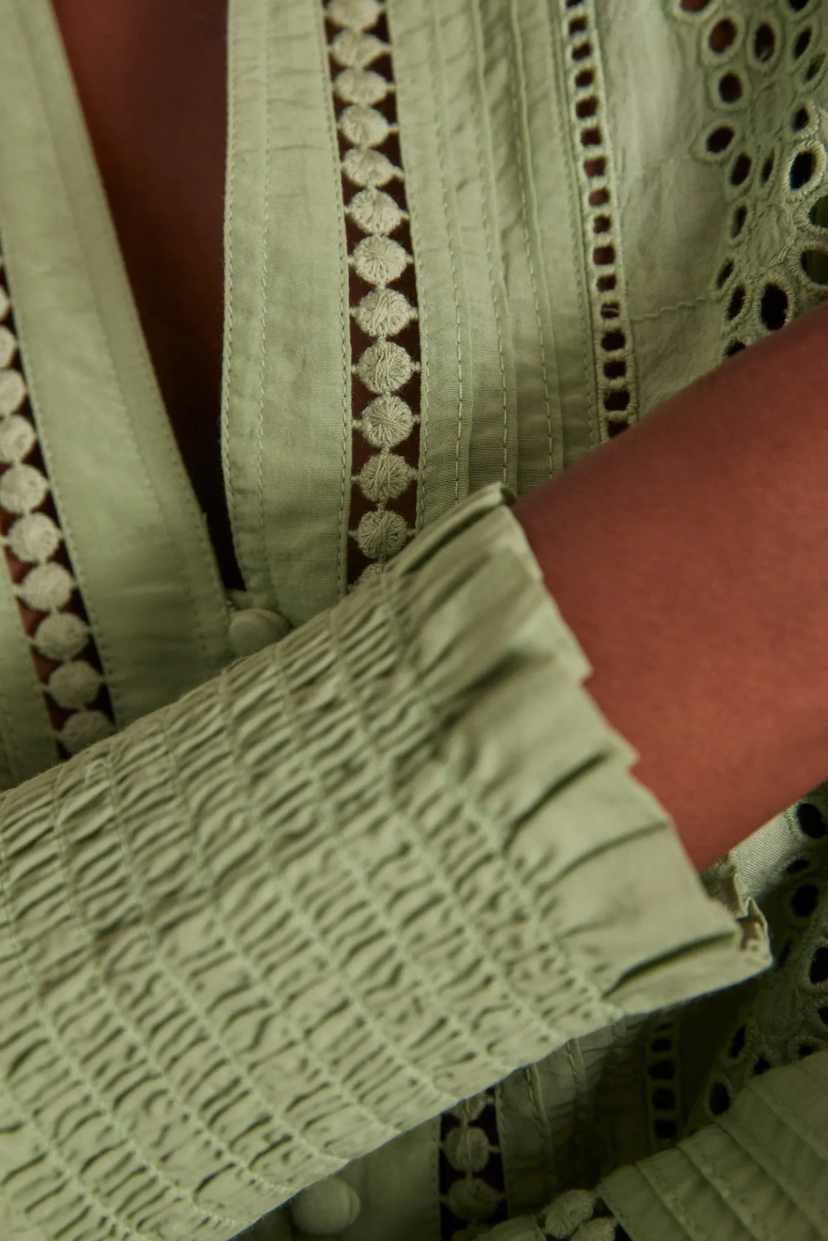 Maison 123 Blouses Et Chemises En Coton|Blouses Et Chemises Brodées>Blouse BRENDA FEUILLE