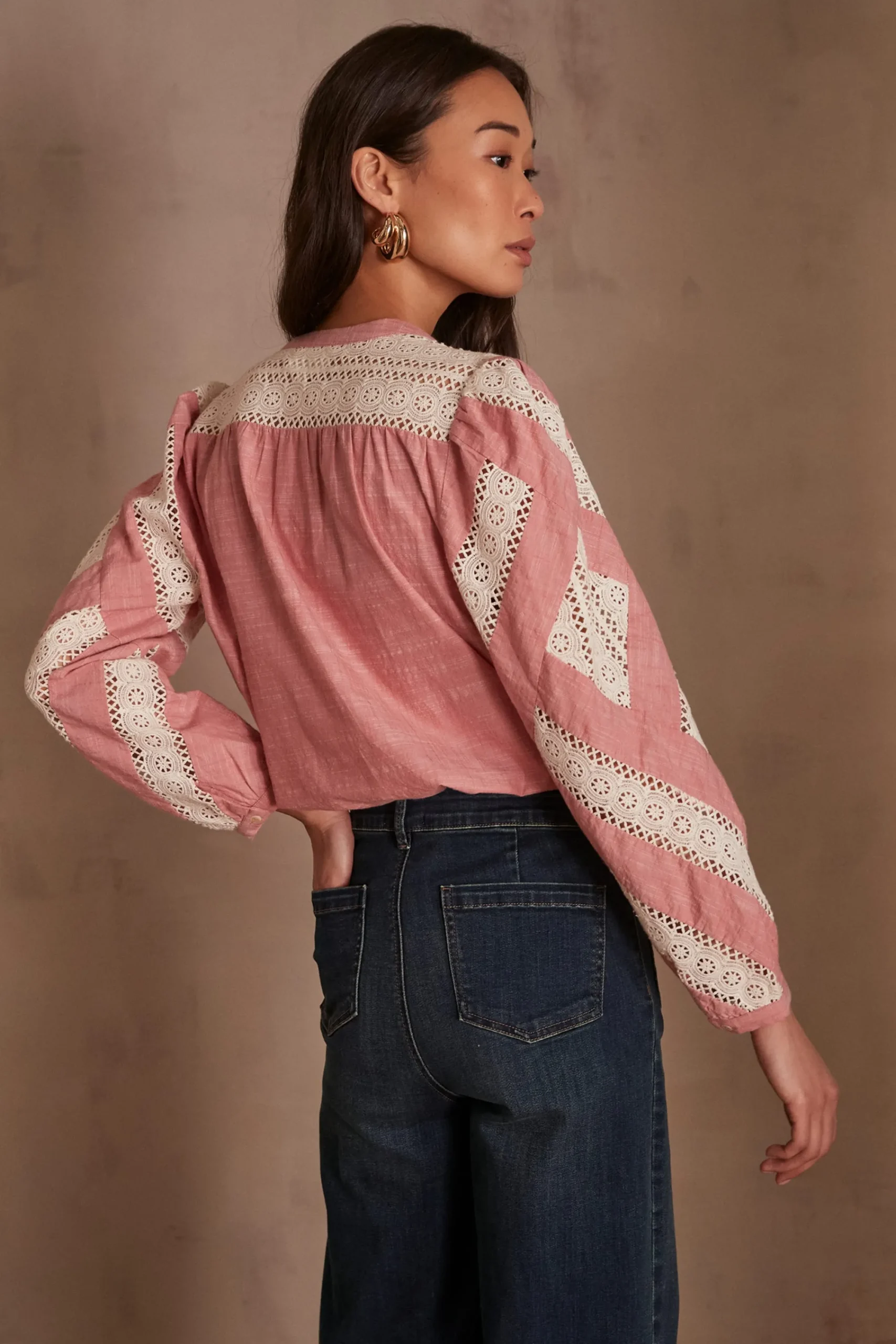Maison 123 Blouses Et Chemises En Coton|Blouses Et Chemises Brodées>Blouse CATHEL PRIMEROSE