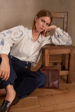 Maison 123 Blouses Et Chemises Blanches|Blouses Et Chemises En Coton>Blouse CLEMENTINE ECRU