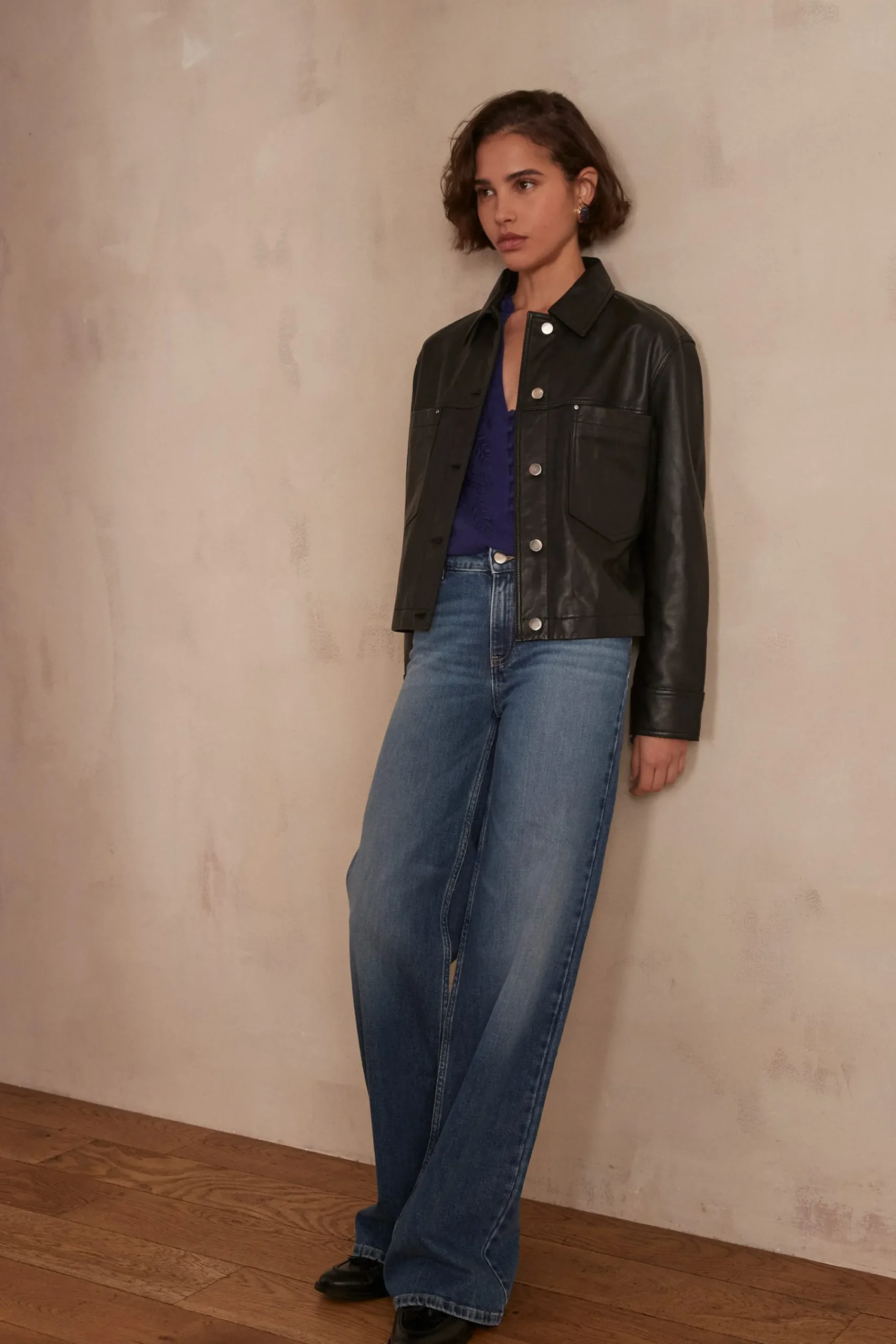 Maison 123 Blouses Et Chemises En Coton>Blouse MALIA BLEU ROI