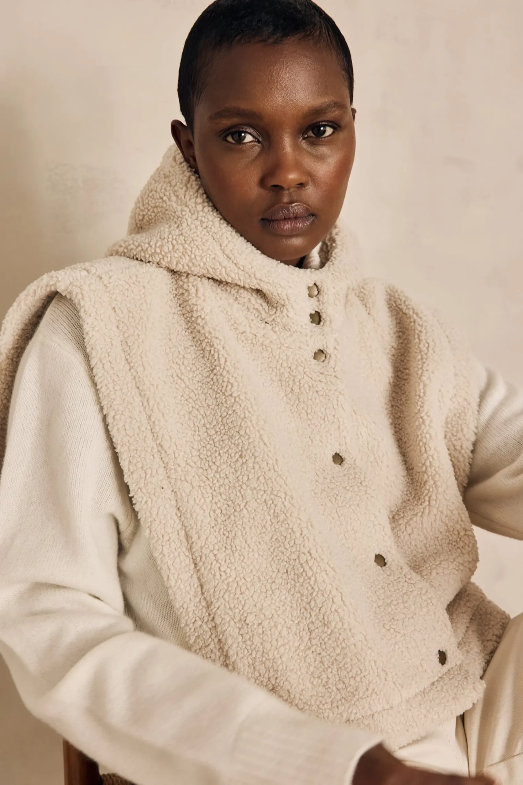 Maison 123 Echarpes|Cols Et Plastrons>Capuche-plastron LEON NATUREL
