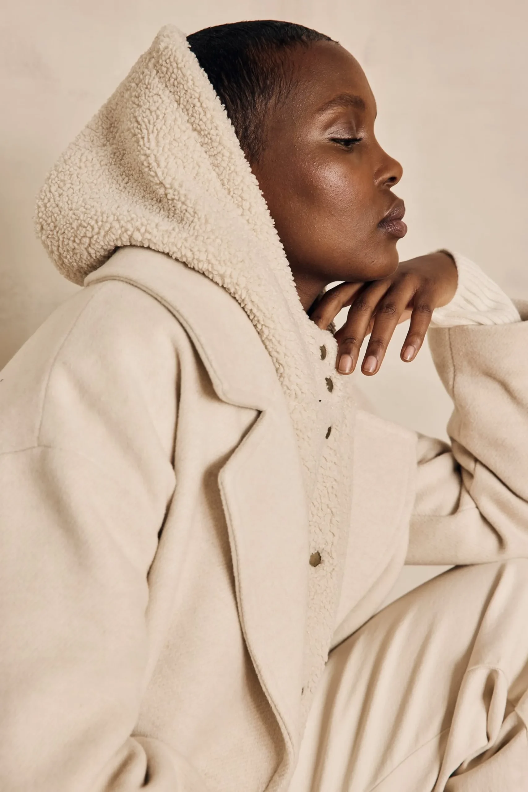 Maison 123 Echarpes|Cols Et Plastrons>Capuche-plastron LEON NATUREL