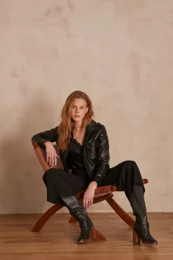Maison 123 Blouses Et Chemises Noires|T-Shirts Col V><noscript><img width=