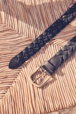 Maison 123 Ceintures>Ceinture tressée VIVIAN NOIR