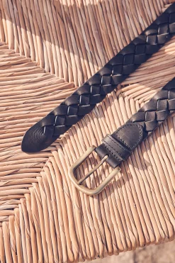 Maison 123 Ceintures>Ceinture tressée VIVIAN NOIR