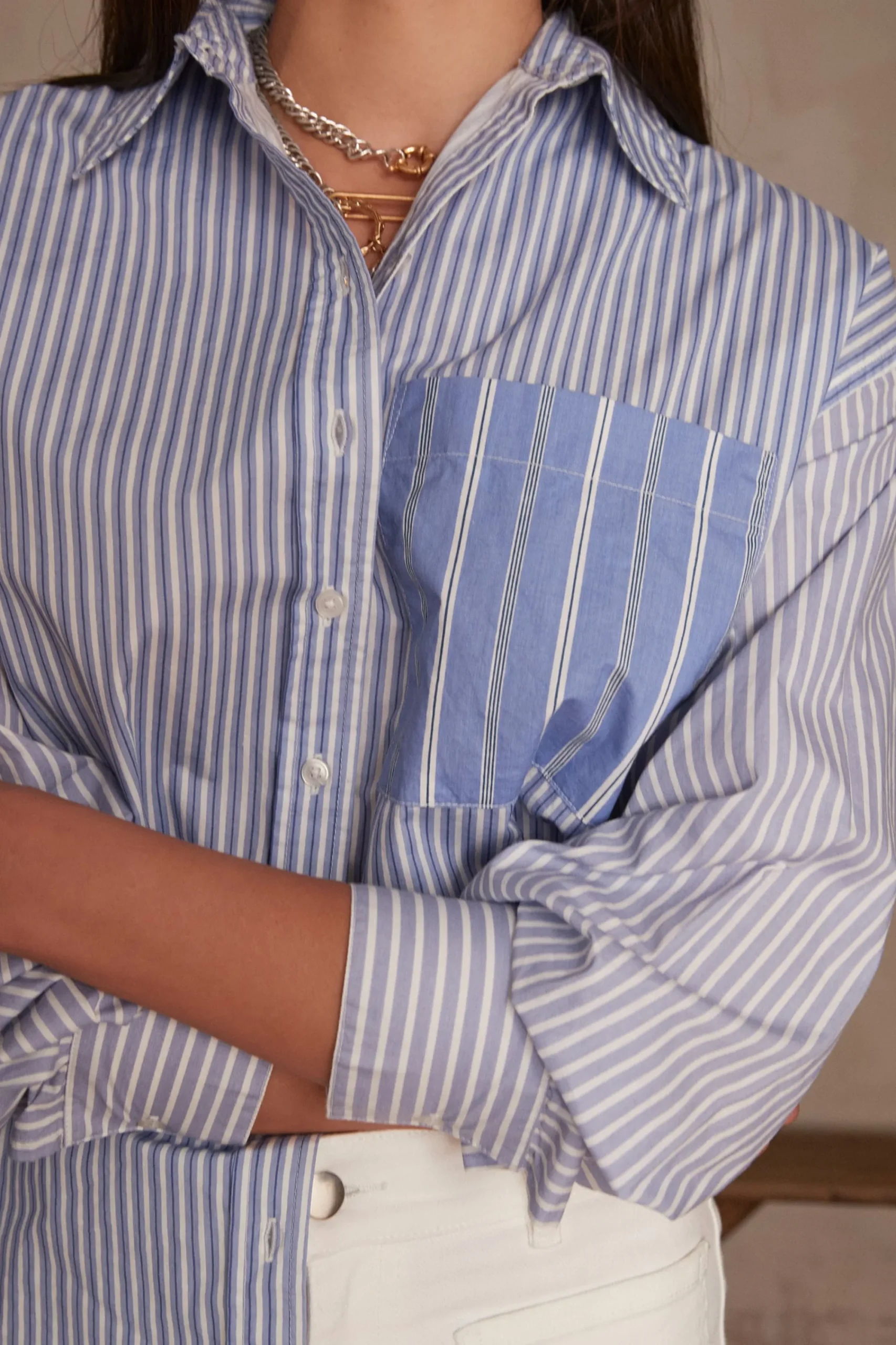 Maison 123 Blouses Et Chemises En Coton>Chemise BETTY BLEU