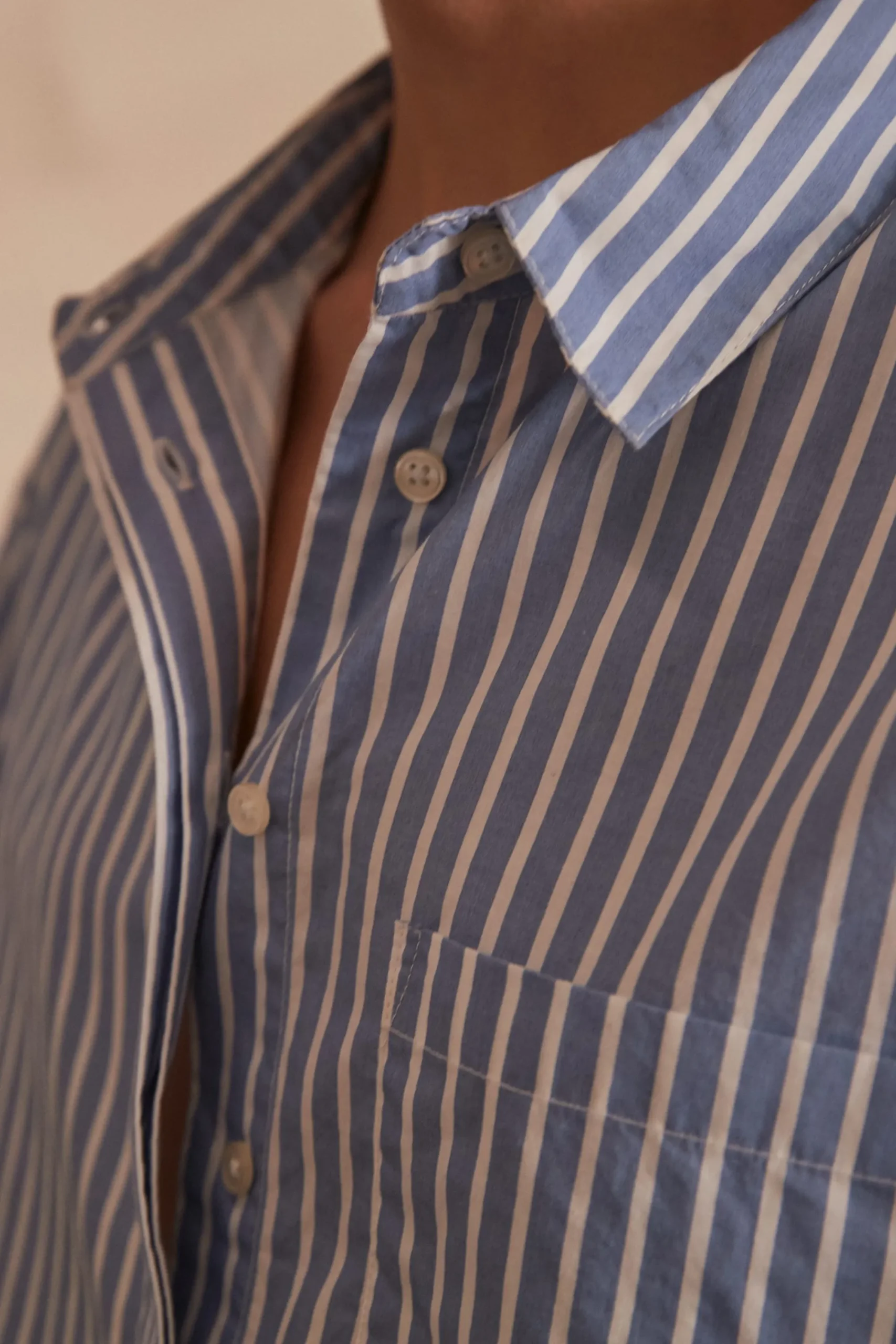 Maison 123 Blouses Et Chemises En Coton>Chemise BOSTON DELAVE CLAIR