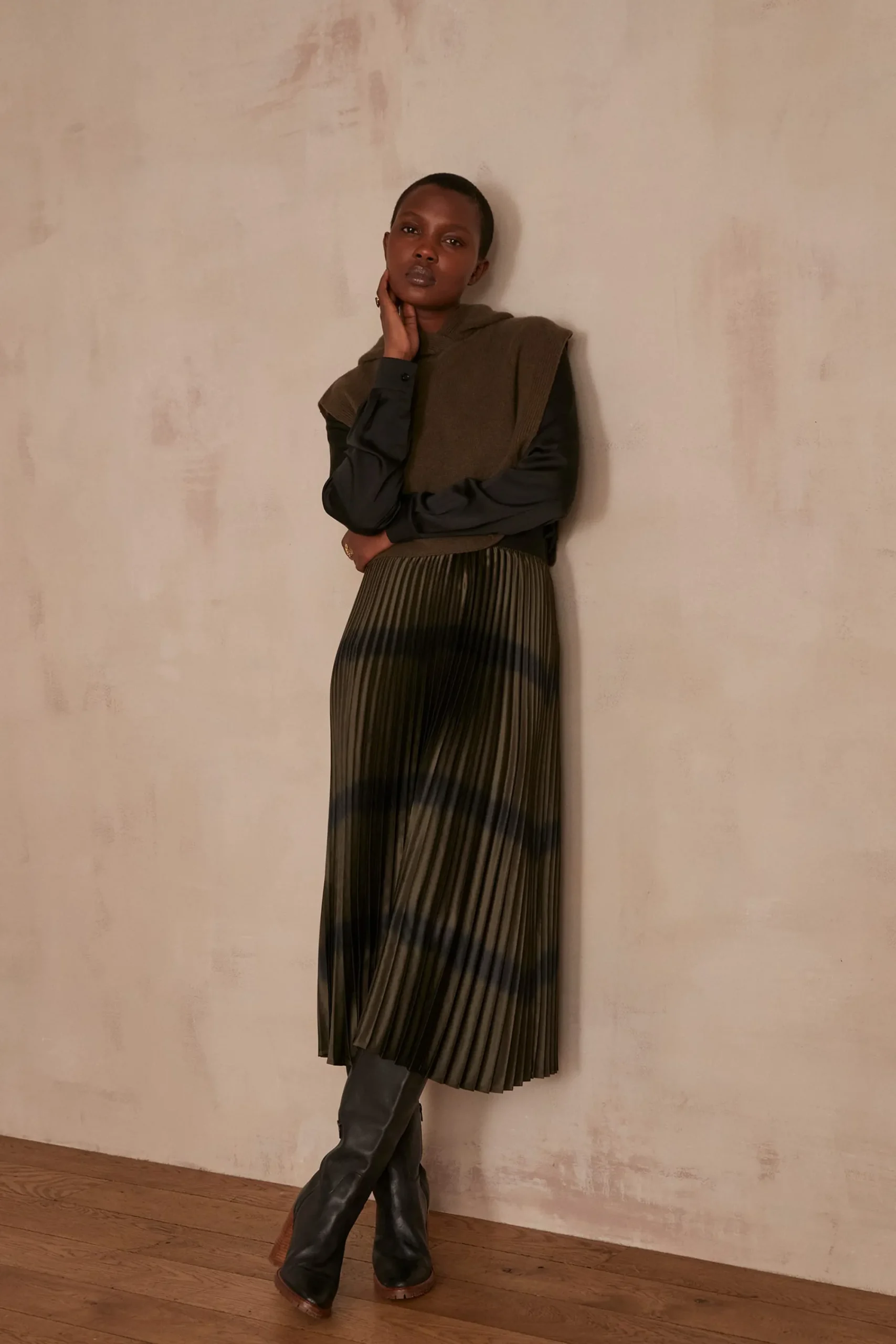 Maison 123 Blouses Et Chemises Noires>Chemise CARLA NOIR