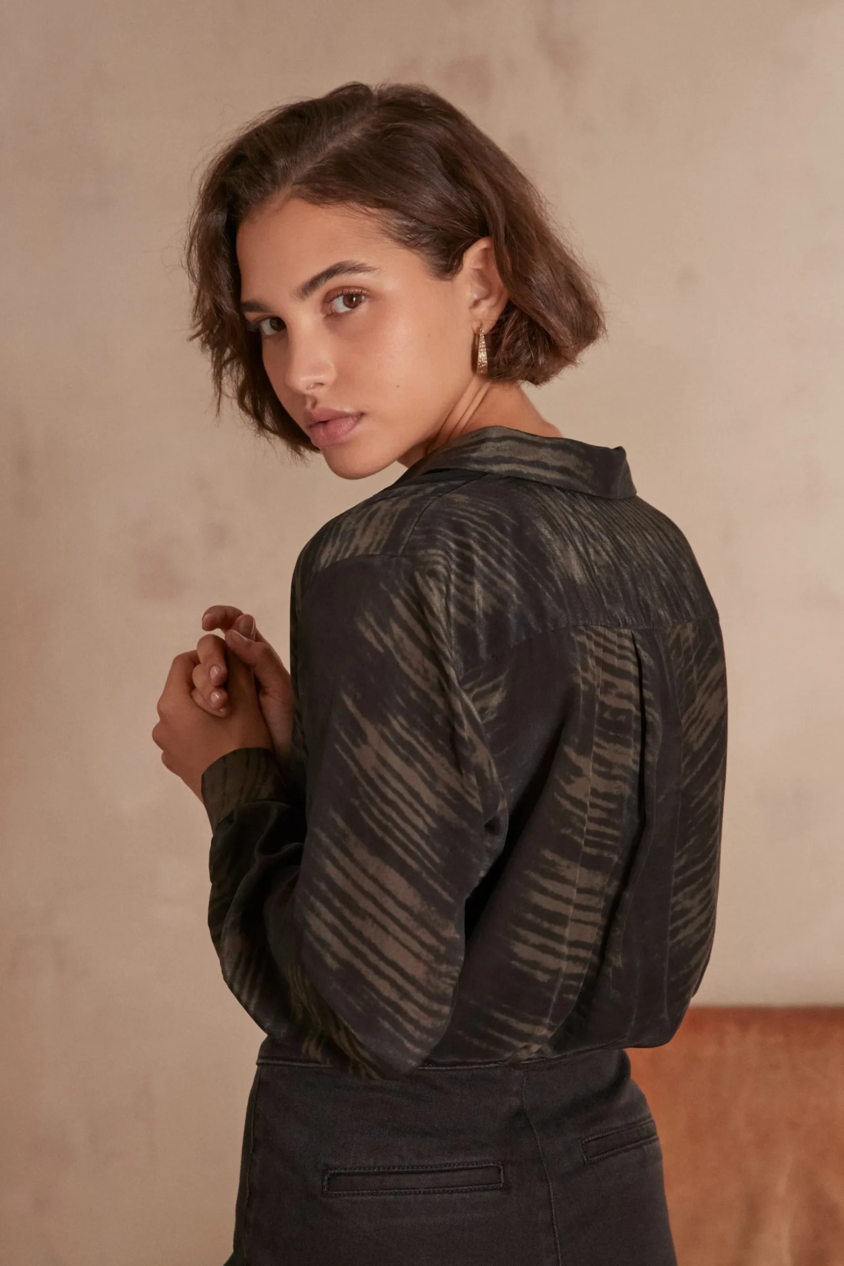 Maison 123 Blouses Et Chemises Imprimées>Chemise CARLA KAKI