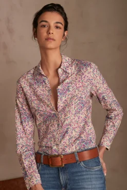 Maison 123 Blouses Et Chemises Imprimées|Blouses Et Chemises Blanches>Chemise COLETTE ECRU