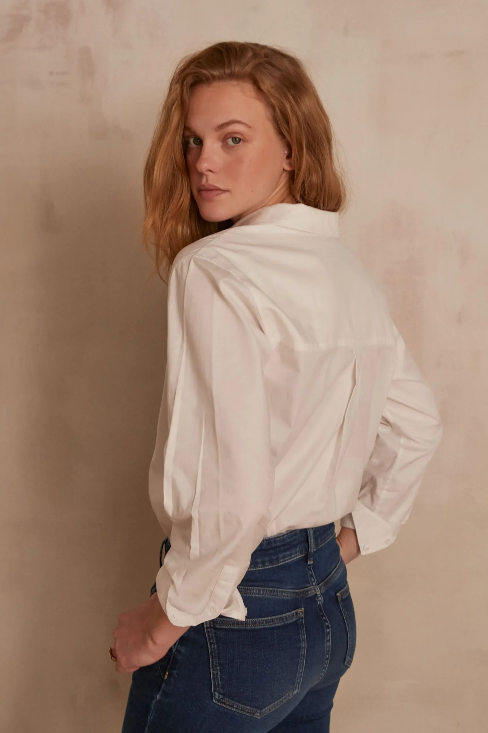 Maison 123 Blouses Et Chemises Blanches|Blouses Et Chemises En Coton>Chemise en coton MANDIE BLANC