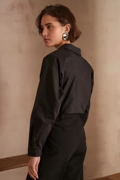 Maison 123 Blouses Et Chemises En Coton|Blouses Et Chemises Noires><noscript><img width=