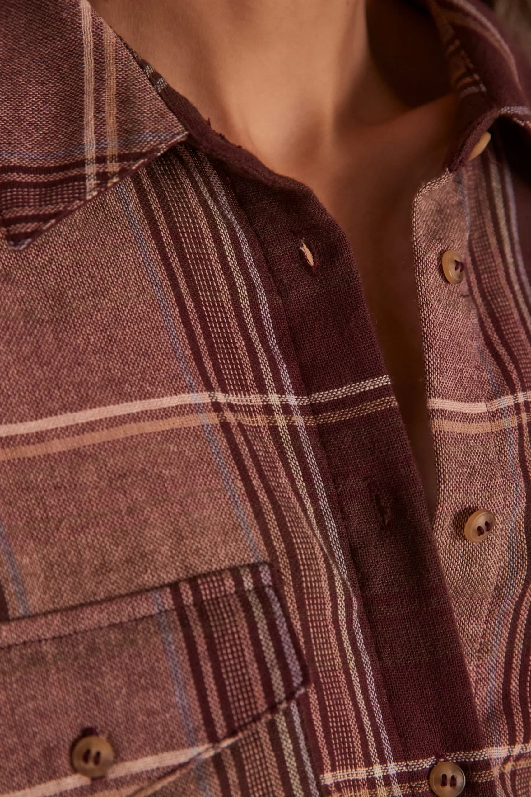Maison 123 Blouses Et Chemises Imprimées|Blouses Et Chemises En Coton>Chemise PETRA ROSE FONCE