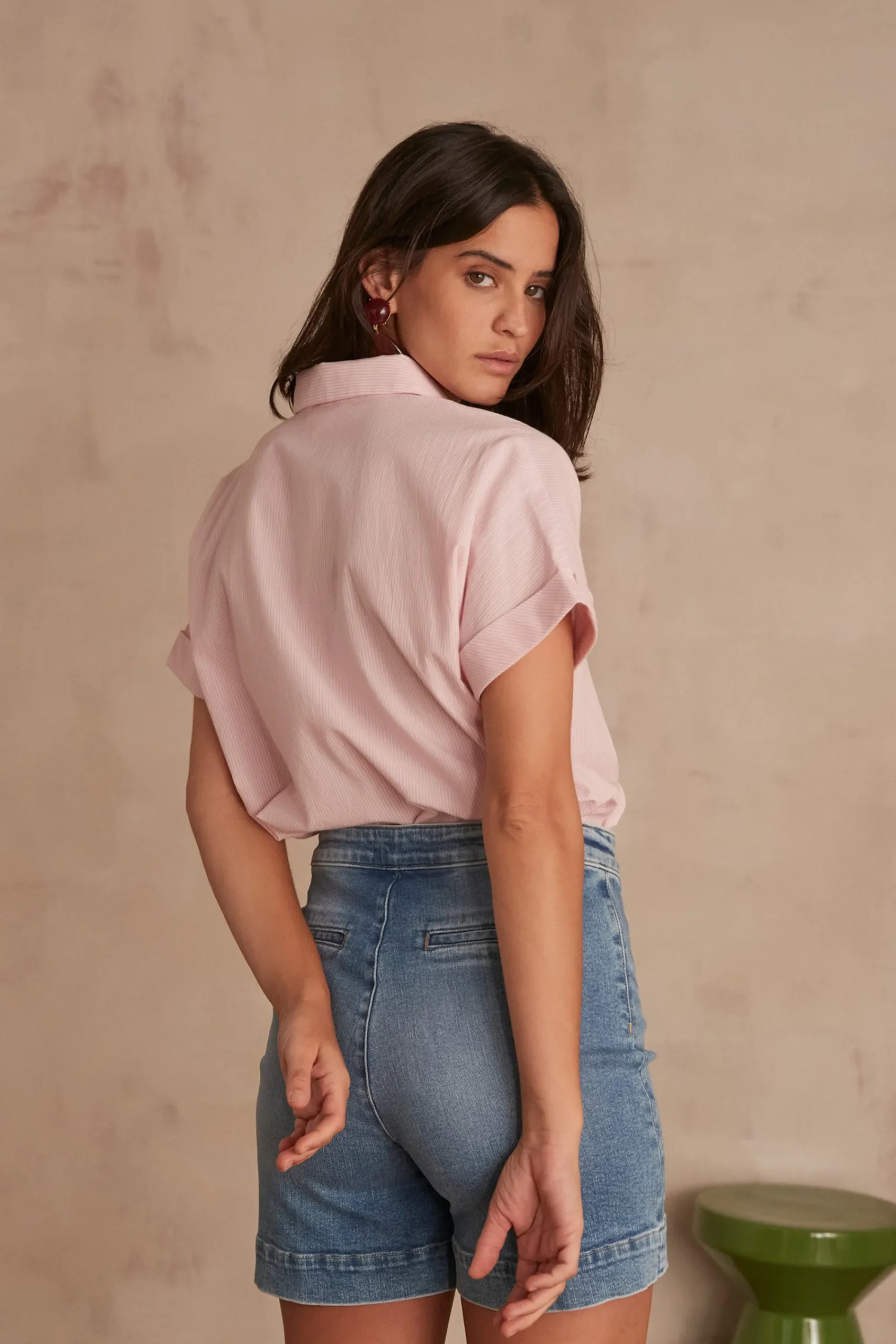 Maison 123 Blouses Et Chemises En Coton>CHEMISIER BRITNEY PRIMEROSE