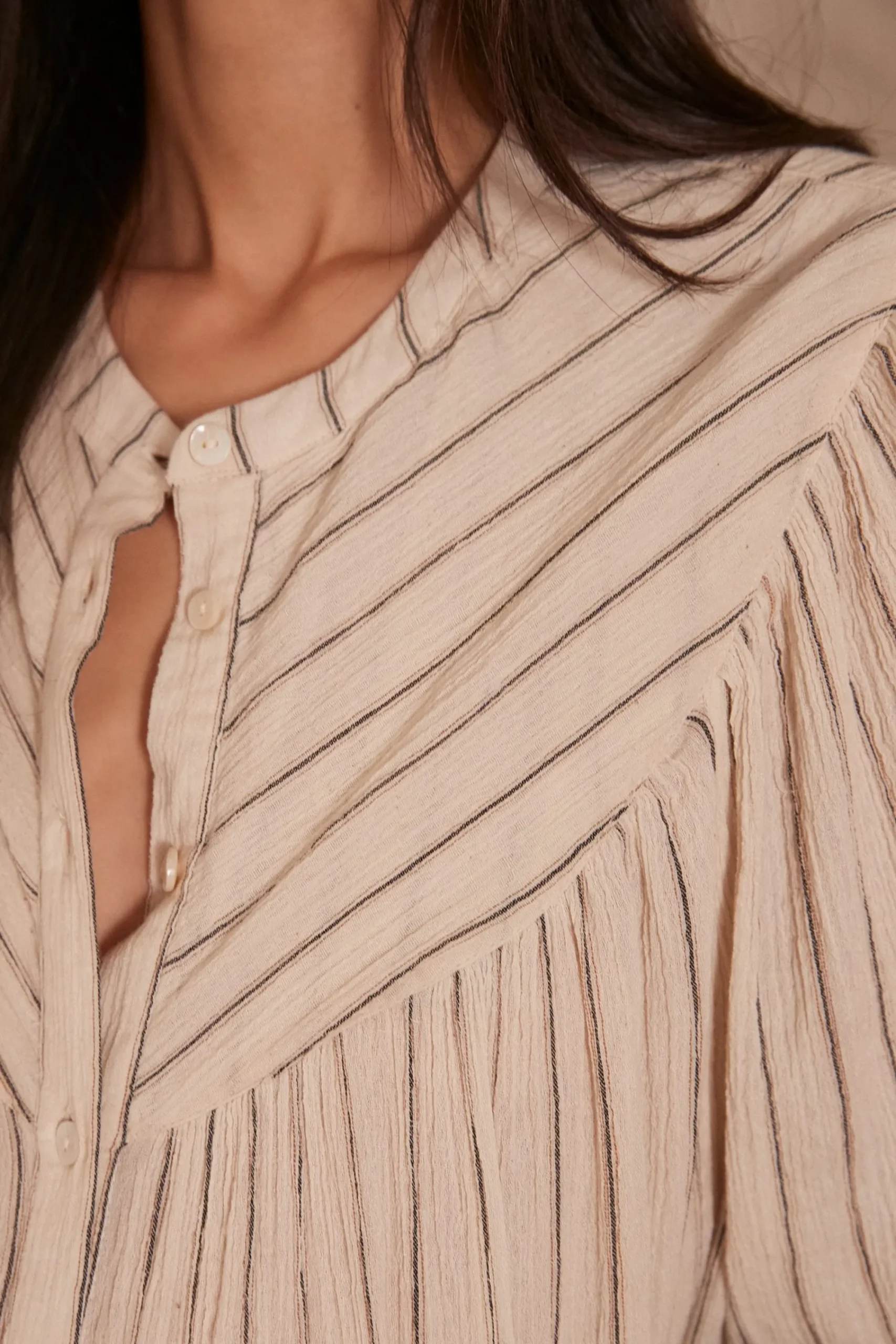 Maison 123 Blouses Et Chemises Imprimées|Blouses Et Chemises Blanches>Chemisier PLUME CREME