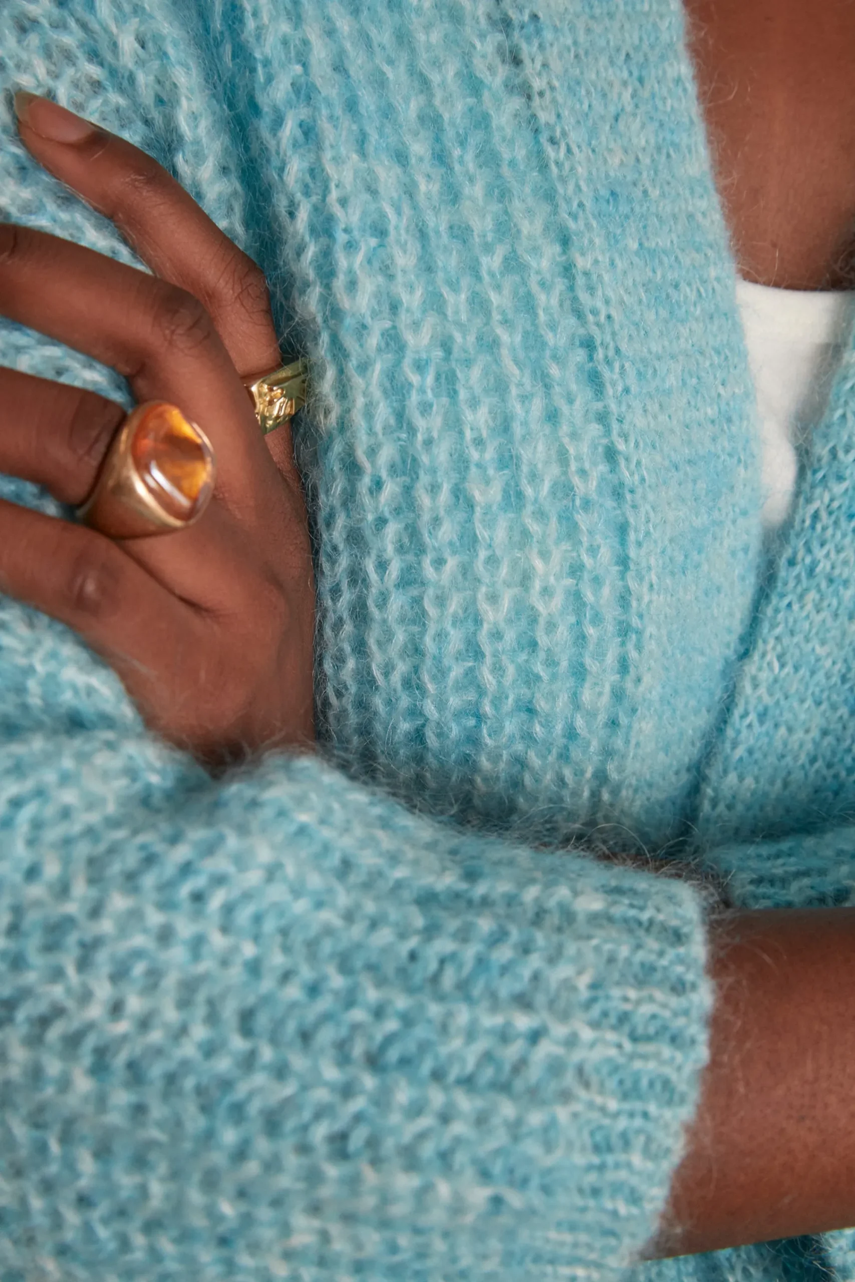 Maison 123 Gilets Courts|Gilets Longs>Gilet Alix TURQUOISE