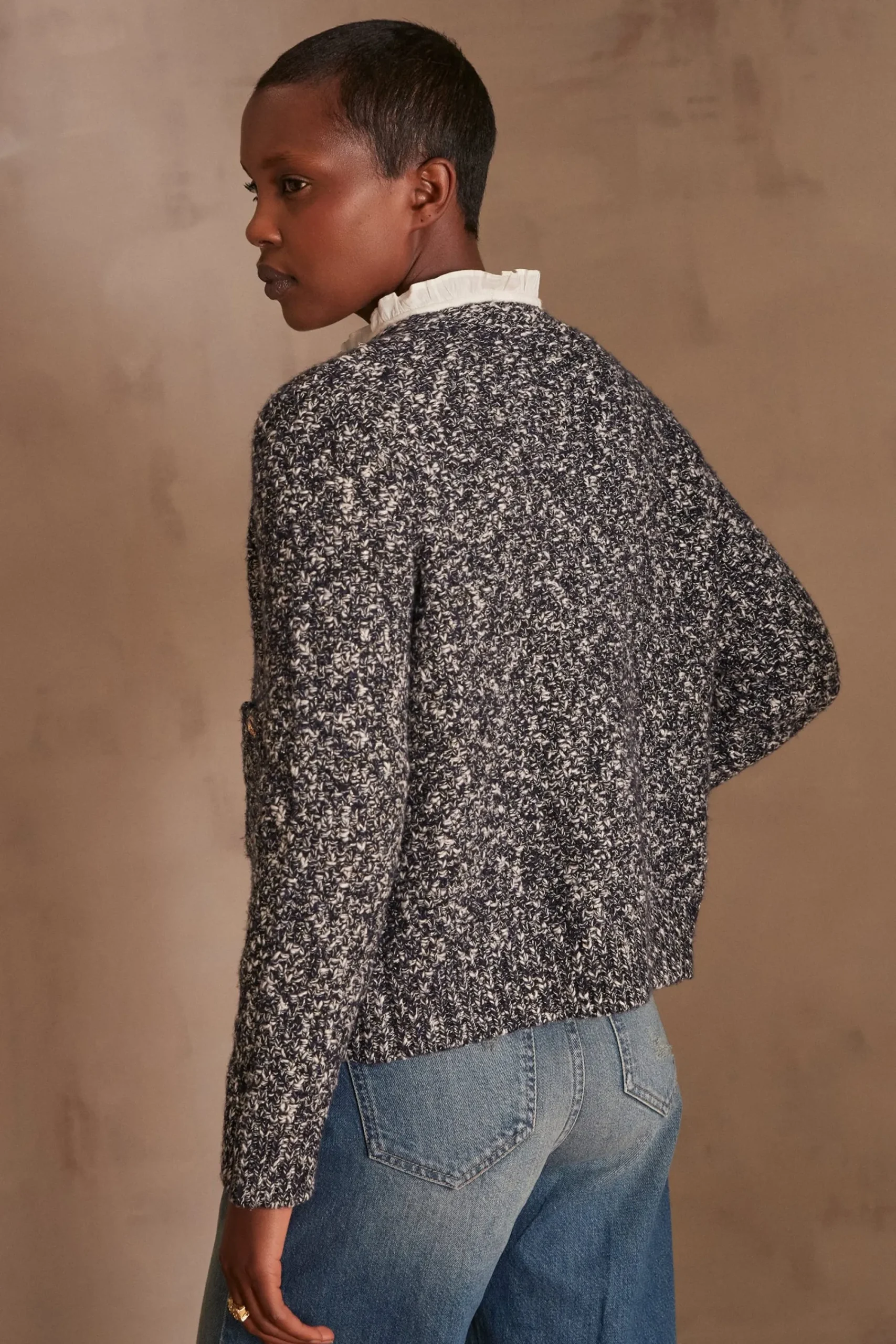 Maison 123 Gilets Courts>Gilet CLEA MARINE