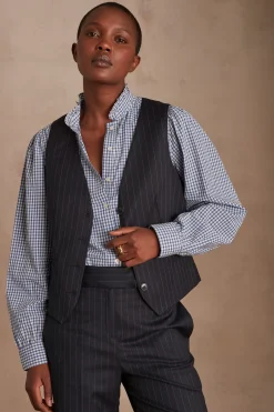 Maison 123 Vestes Sans Manches|Tailleurs>Gilet de tailleur ABEL MARINE