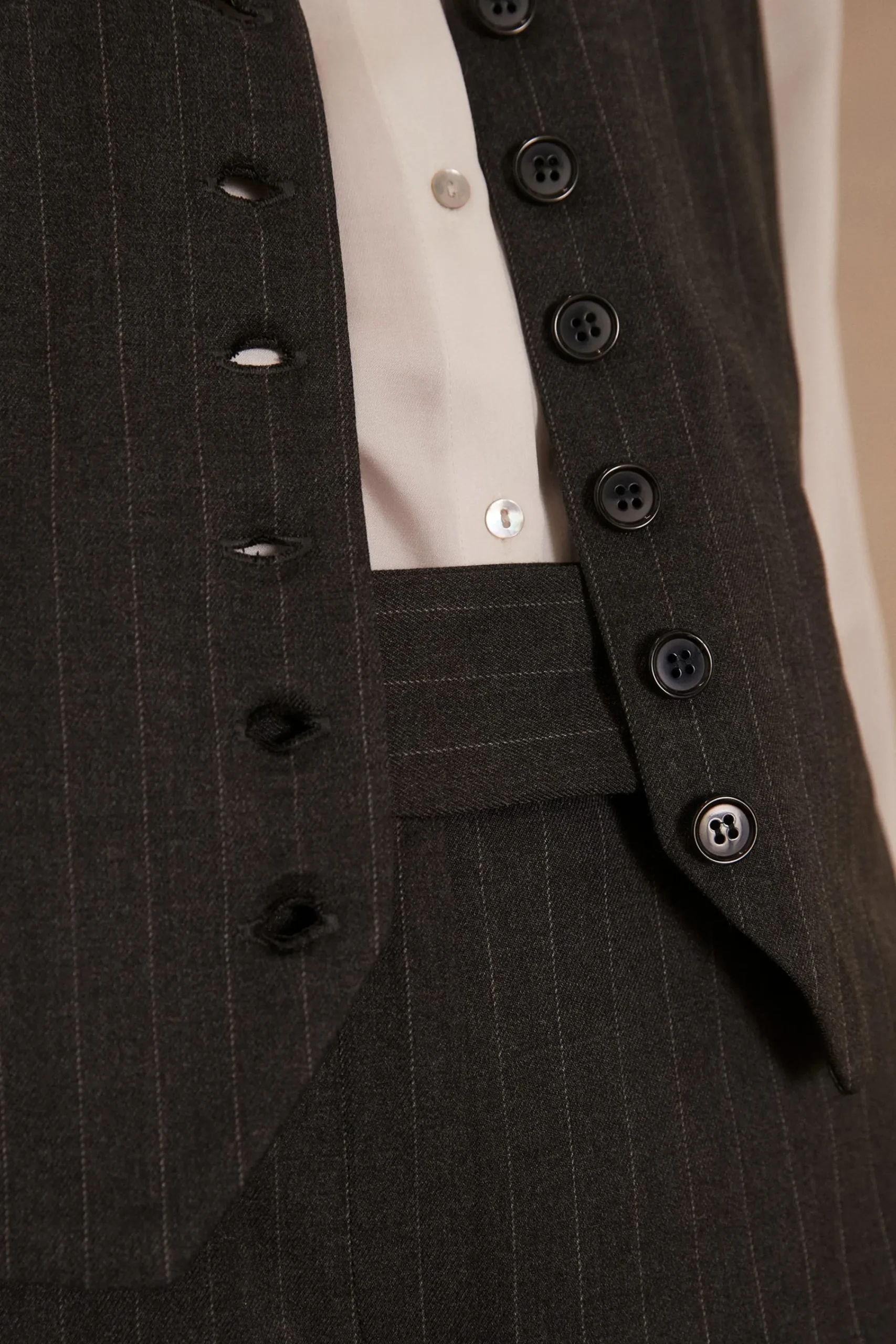 Maison 123 Vestes Sans Manches>Gilet de tailleur SIMEON ANTHRACITE