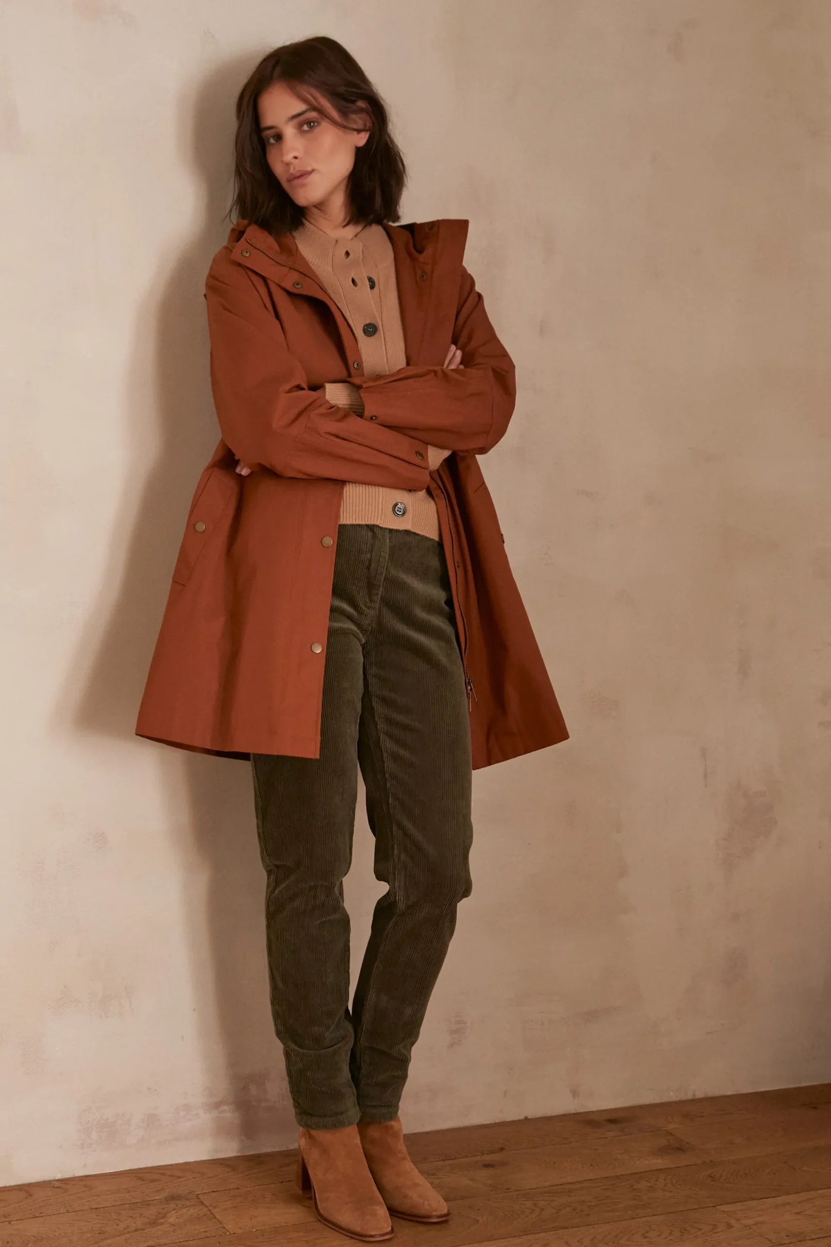 Maison 123 Gilets Courts>Gilet en laine CHRIS CAMEL