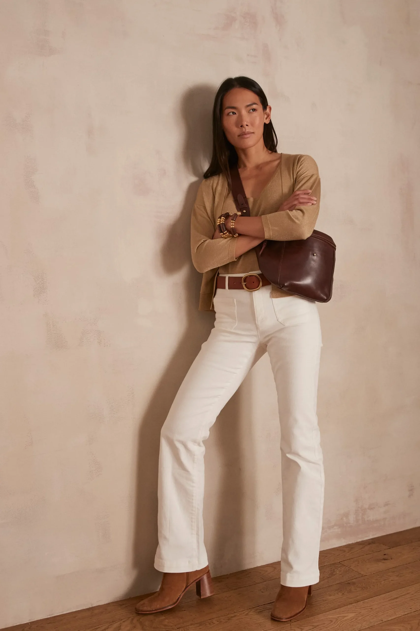 Maison 123 Gilets Courts>Gilet LILOU BEIGE