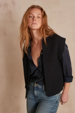 Maison 123 Gilets Courts|Gilets Sans Manches><noscript><img width=