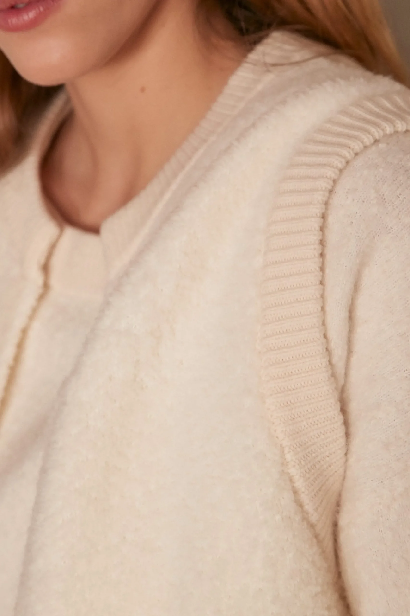 Maison 123 Gilets Courts|Gilets Sans Manches>Gilet sans manches CLARENCE CREME
