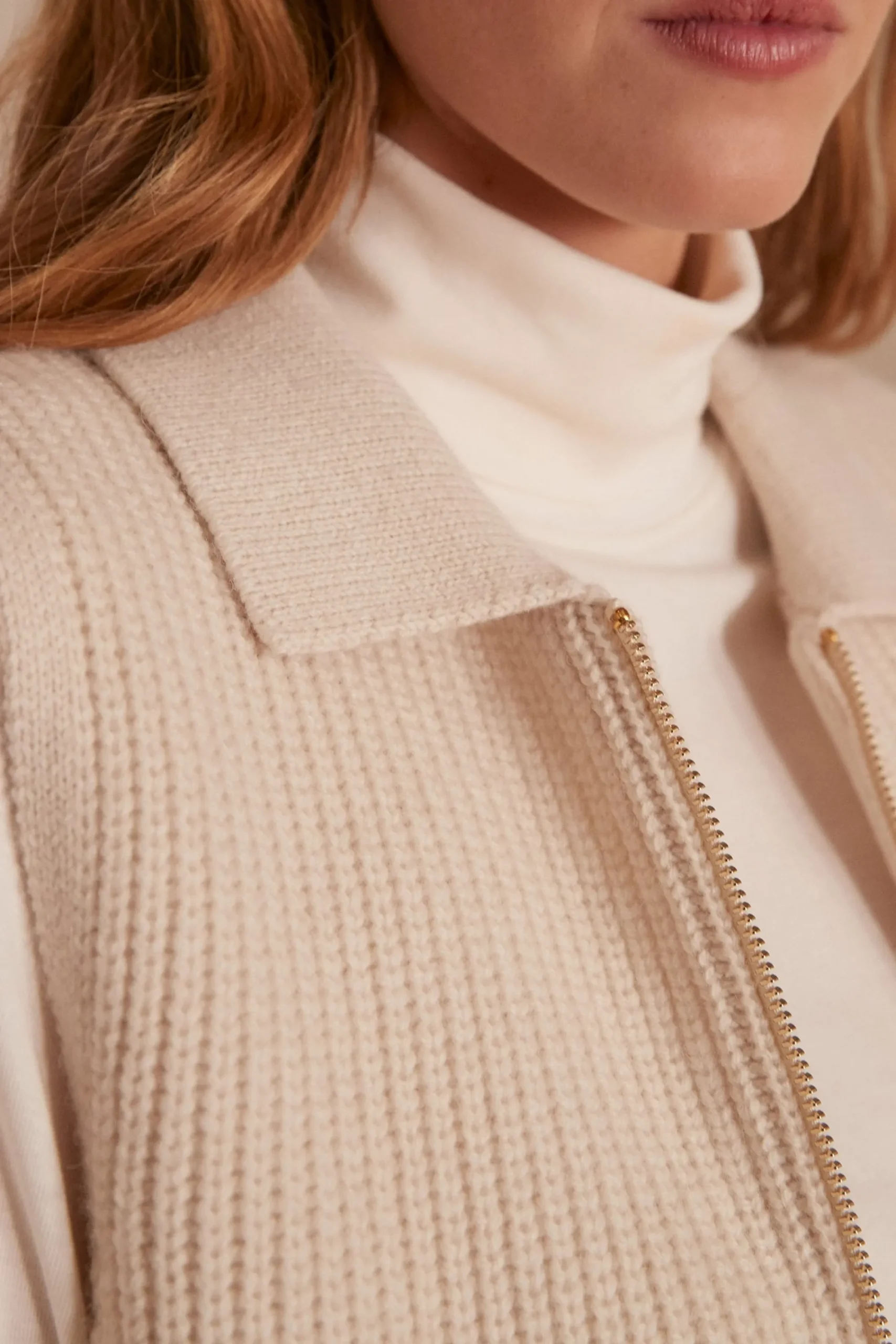 Maison 123 Gilets Sans Manches|Vestes Sans Manches>Gilet sans manches en laine SIMON NATUREL