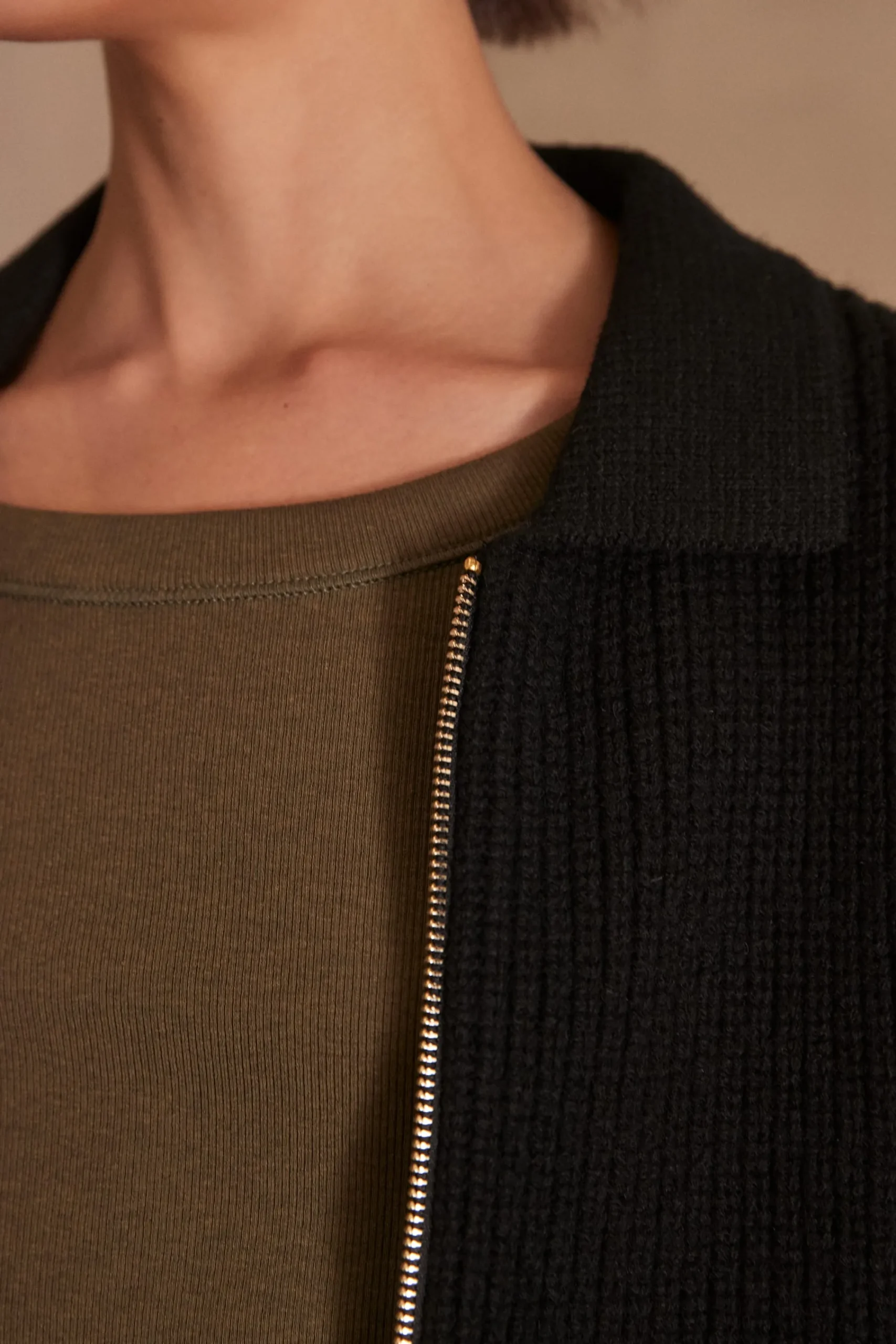 Maison 123 Gilets Sans Manches|Vestes Sans Manches>Gilet sans manches en laine SIMON NOIR