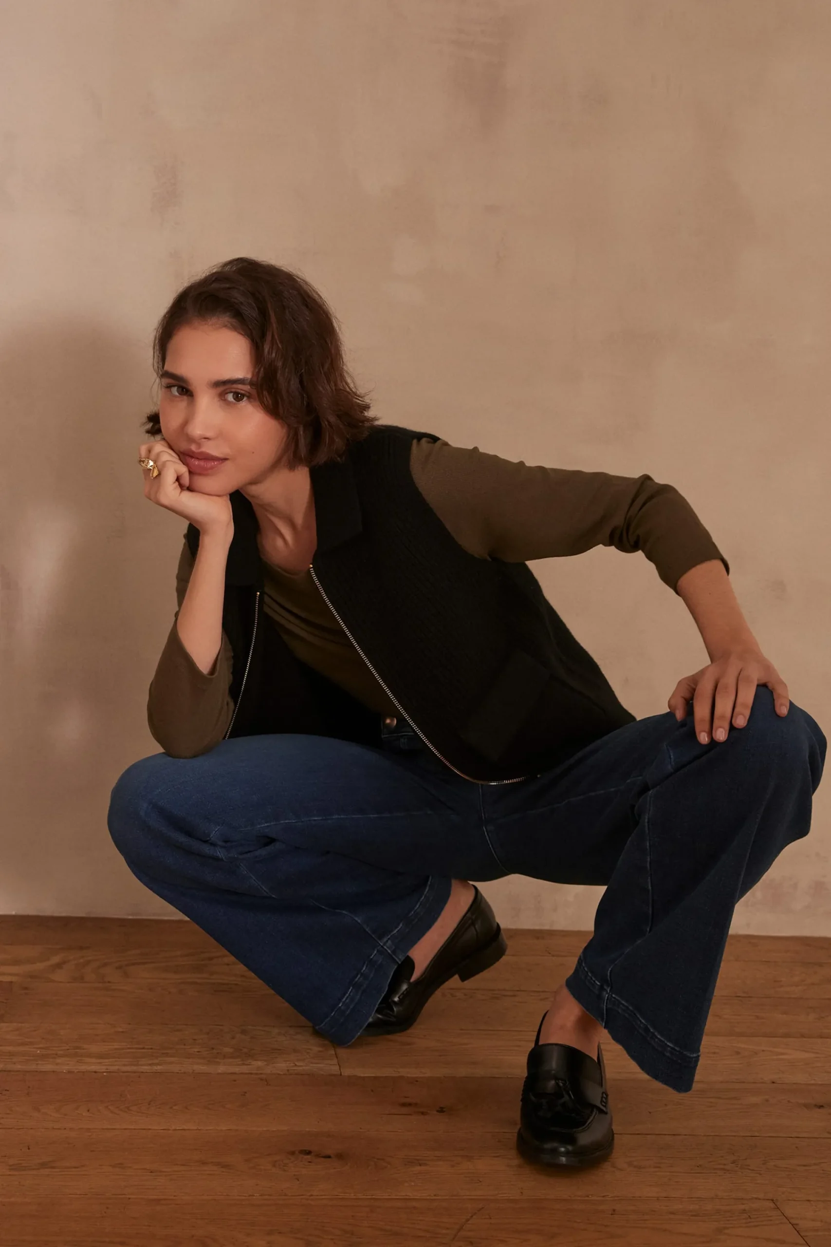Maison 123 Gilets Sans Manches|Vestes Sans Manches>Gilet sans manches en laine SIMON NOIR