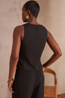 Maison 123 Vestes Sans Manches|Vestes Noires><noscript><img width=