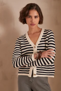 Maison 123 Gilets Courts>Gilet SOFIA MARINE