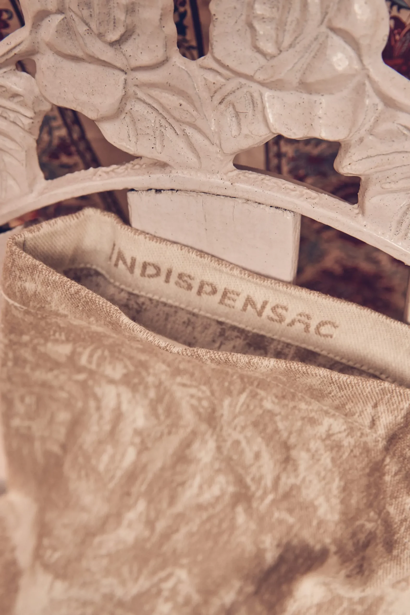Maison 123 Les Sacs|Tote Bag>Grand tote bag en coton recyclé BEIGE