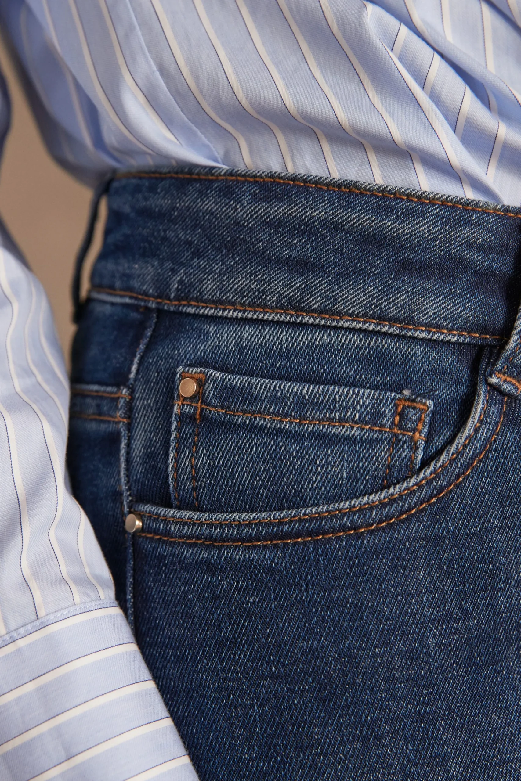 Maison 123 Jeans Droits|Les Morphologies En H>Jean droit LILOU INDIGO FONCE