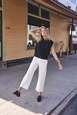 Maison 123 Jeans Larges|Jeans Flare Et Bootcut>Jean droit SELYNA CREME