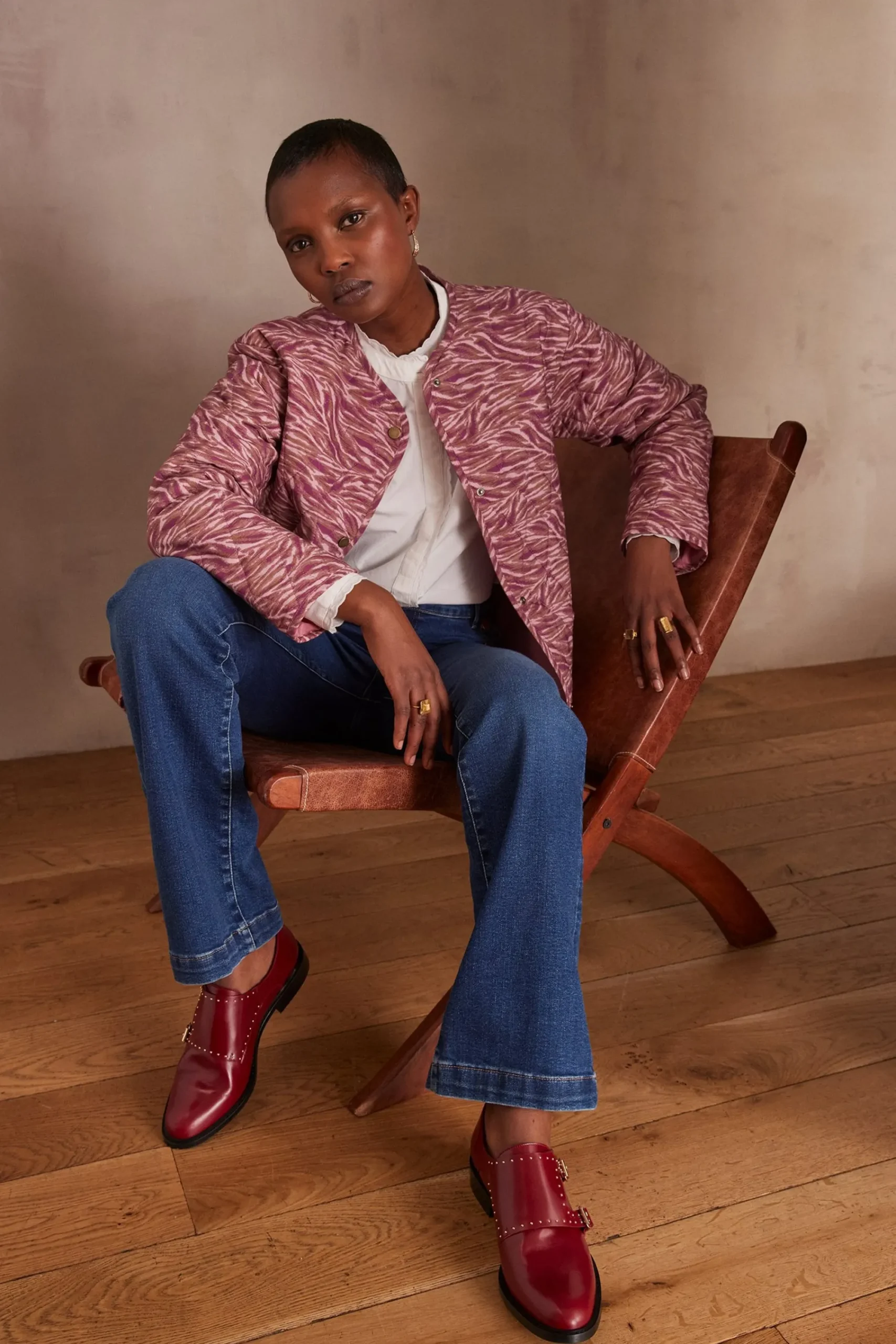 Maison 123 Jeans We Care|Jeans Flare Et Bootcut>Jean flare NINON Produit labellisé We Care mettant en avant l'utilisation de matières plus responsables et la valorisation de la production locale INDIGO FONCE