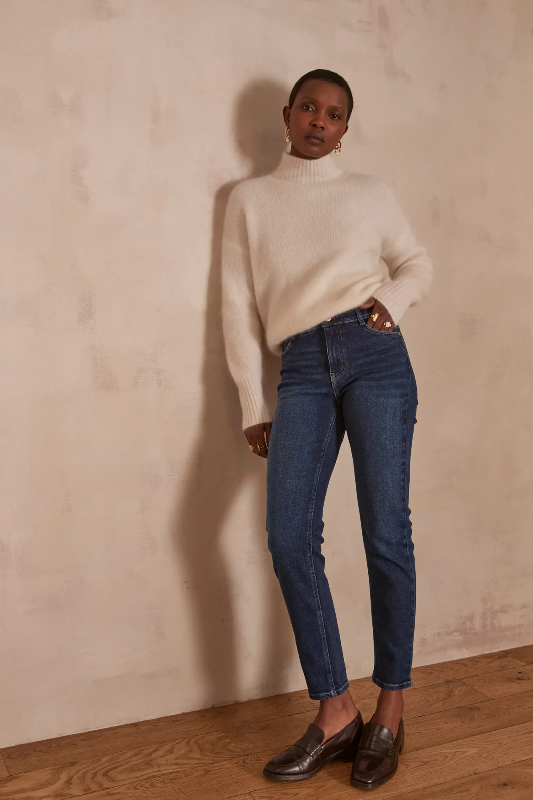 Maison 123 Les Morphologies En A|Les Morphologies En H>Jean LOU SLIM INDIGO FONCE