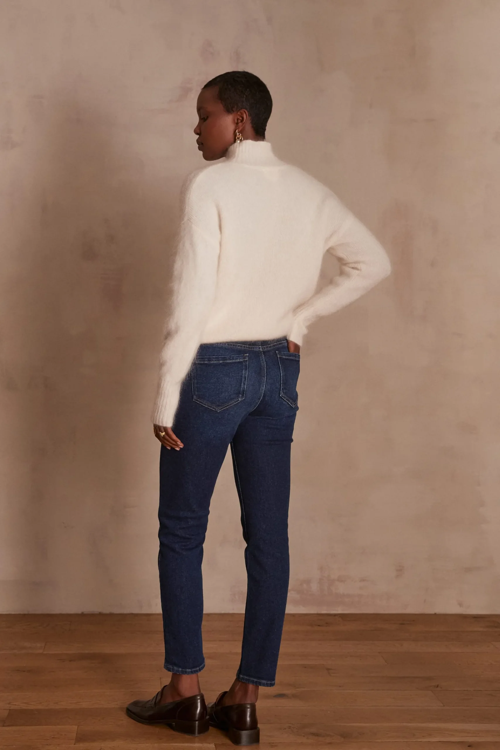 Maison 123 Les Morphologies En A|Les Morphologies En H>Jean LOU SLIM INDIGO FONCE