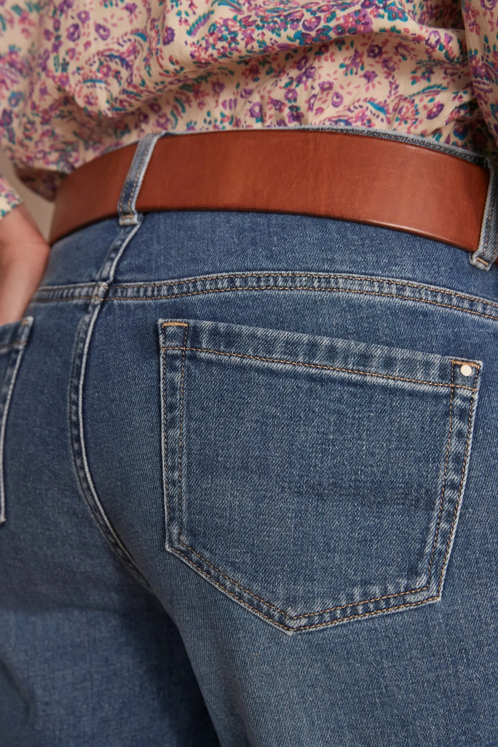 Maison 123 Jeans We Care|Jeans Droits>Jean slim LOUISY CROPPED DELAVE CLAIR