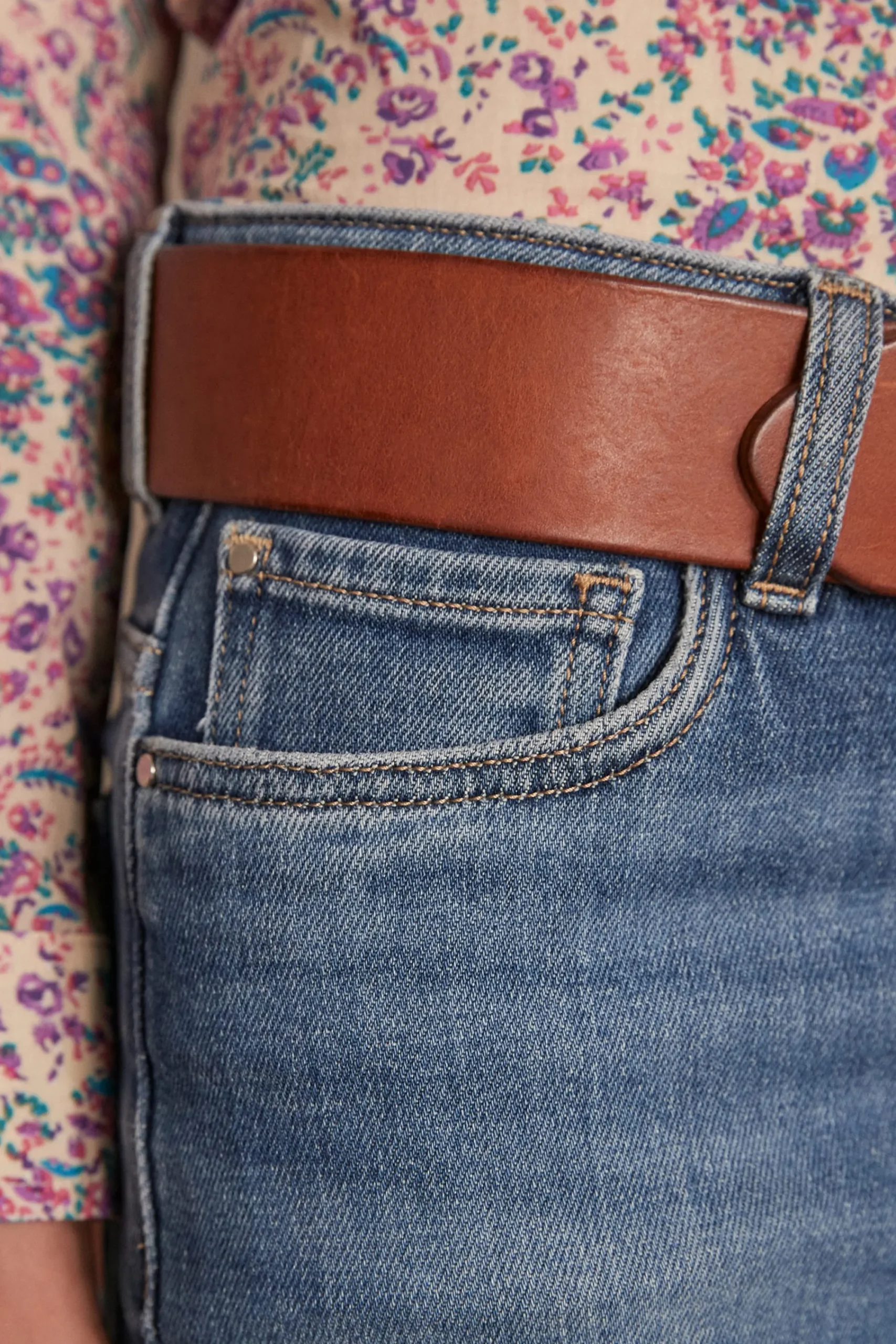 Maison 123 Jeans We Care|Jeans Droits>Jean slim LOUISY CROPPED DELAVE CLAIR