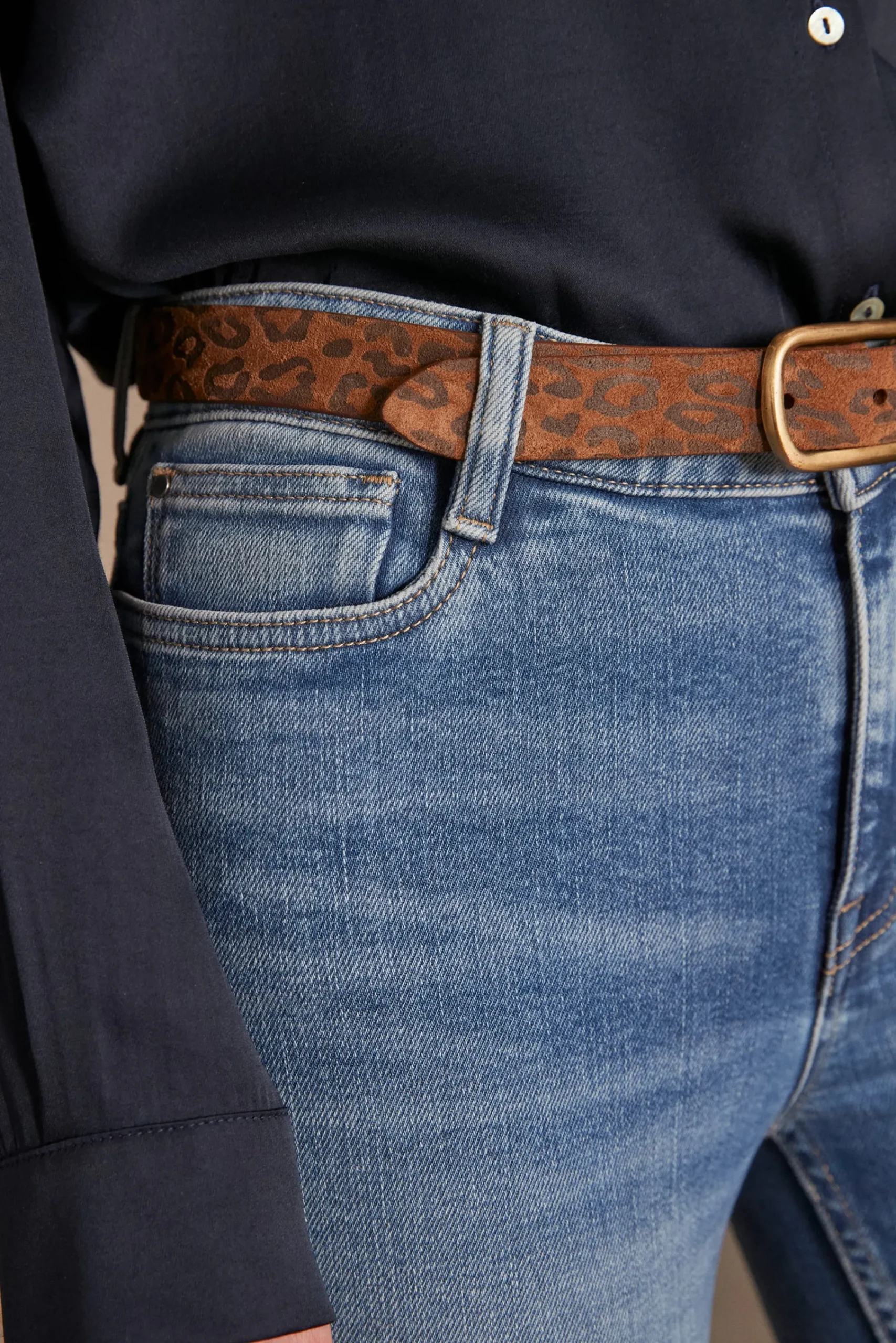 Maison 123 Jeans We Care|Jeans Droits>Jean SONIA Produit labellisé We Care mettant en avant l'utilisation de matières plus responsables et la valorisation de la production locale DELAVE CLAIR