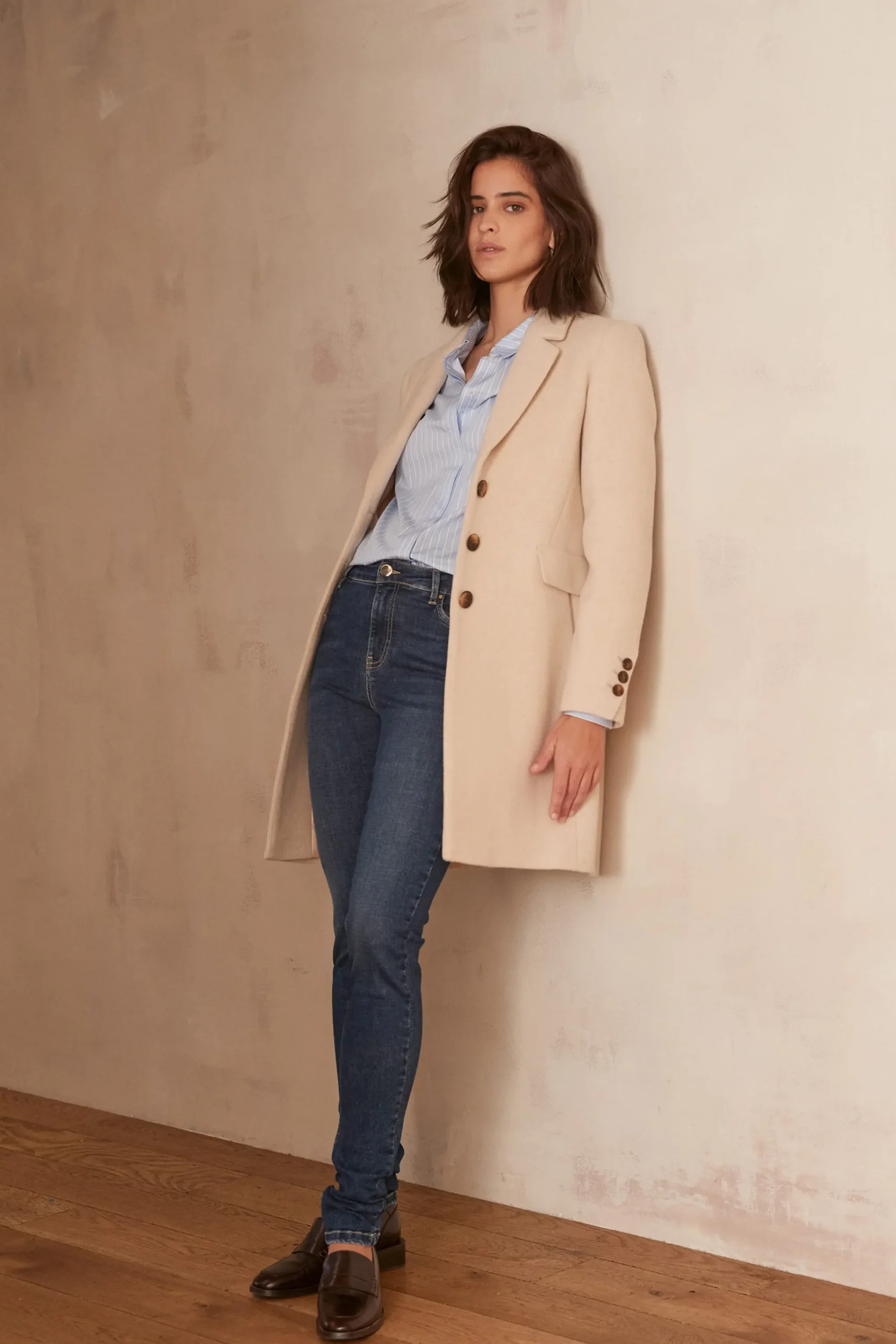 Maison 123 Jeans We Care|Les Morphologies En A>Jean SUZY SLIM INDIGO FONCE