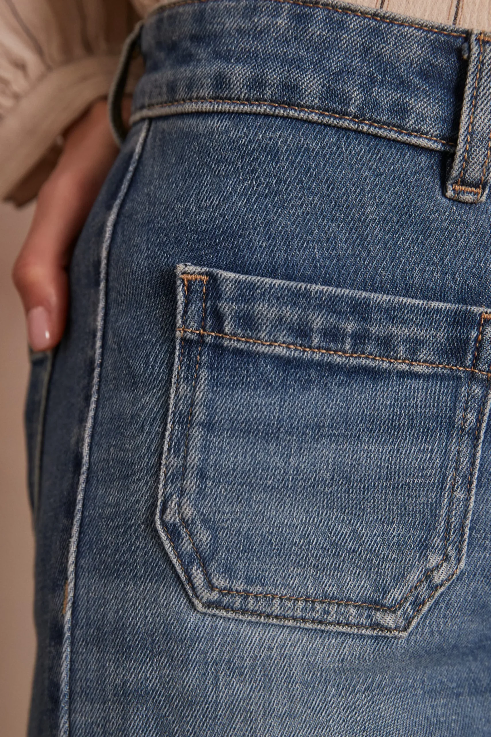 Maison 123 Jeans We Care|Jeans Larges>Jean évasé LUNA DELAVE CLAIR