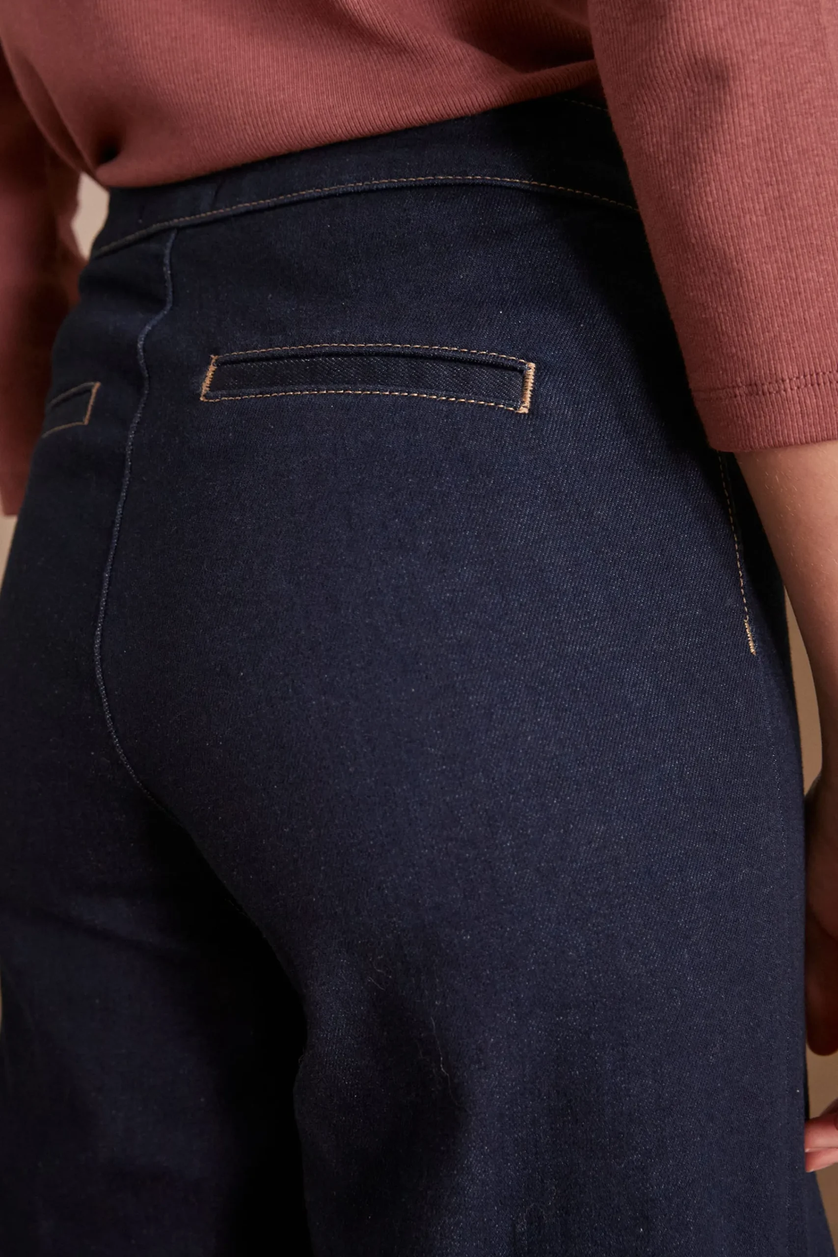 Maison 123 Jeans We Care|Jeans Taille Haute>Jean wideleg OXAN ENCRE