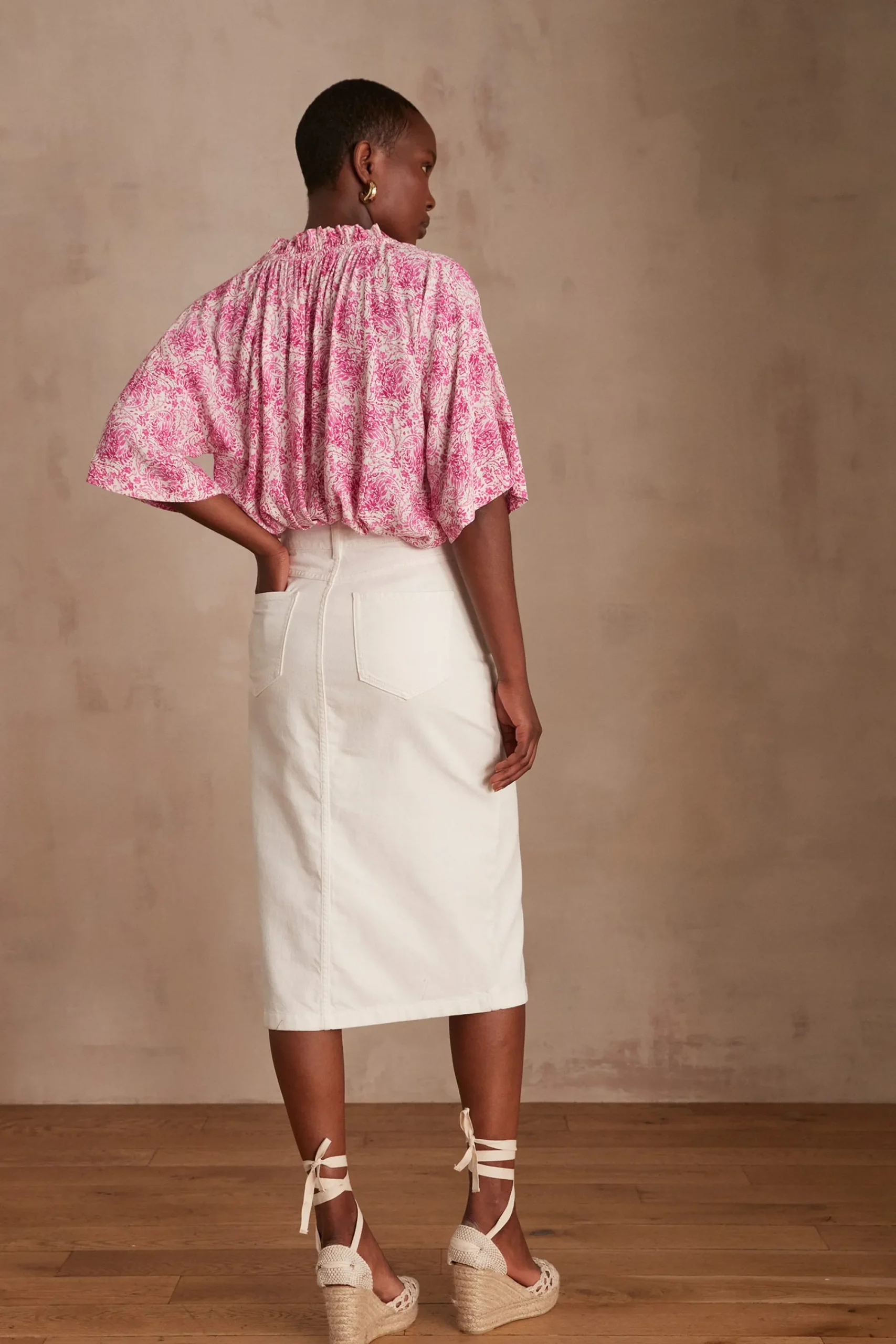Maison 123 Jupes En Jean>Jupe BIRDY BLANC