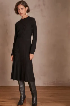 Maison 123 Jupes Longues Et Midi|Jupes Noires>Jupe ELISA NOIR