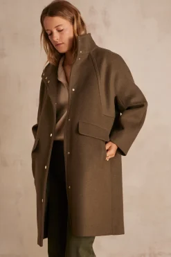 Maison 123 Manteaux Longs|Manteaux En Laine>Manteau ALPHA SAUGE